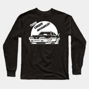 Team Groom Bandwagon - Black Long Sleeve T-Shirt